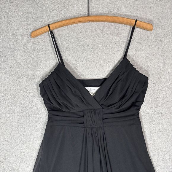 Vintage Speechless Mini Black Babydoll Dress Size M Whimsigoth Y2K Goth Vamp - Picture 4 of 16